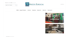 Desktop Screenshot of herzog-surgical.com